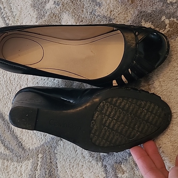 Black Size 8.5 Calvin Klein wedges - Picture 5 of 7